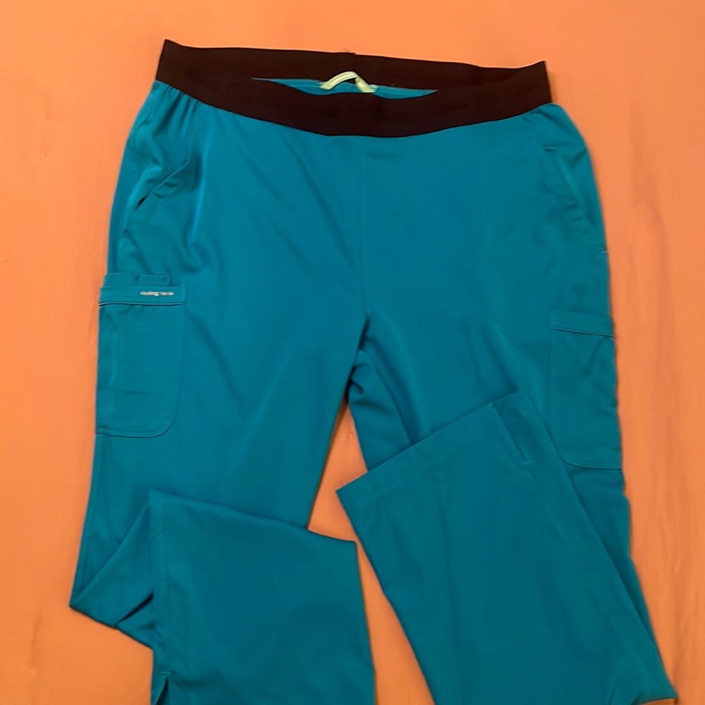Size XL HEALING HANDS ELASTIC WAIST SCRUB PANTS. Only wore twice. Very stretchy